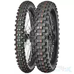 Moottoripyörän offroad-rengas Mitas 90/100-21 TERRA FORCE-MX MH 57M (PUNAINEN-VIHREÄ RAITA) TT eteen