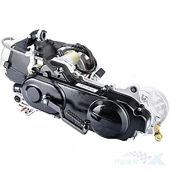 Moottori, täydellinen, 50cc, kansi 430mm, 12" pyörille, pitkä akseli, ilman EGR:ää, 139QMB 4T AC