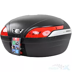 Takalaukku 48L, punainen heijastin, Coocase S48