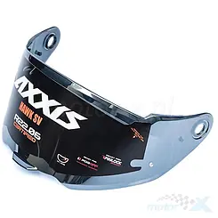 AXXIS V-31 HAWK -kypärän visiiri, peilattu hopea