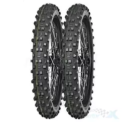 Offroad-moottoripyörän rengas Mitas 90/100-21 TERRA FORCE-EF SM 2 SUPER LIGHT (SM TERRAIN) 57R TT (VIHREÄ RAITA) eteen
