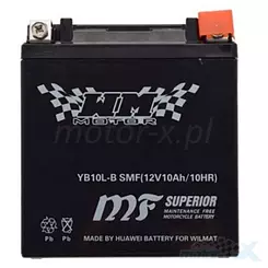 WM Motor SMF YB10L-B huoltovapaa akku 12V 10Ah 135x90x145mm
