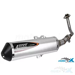 Tecnigas 4Scoot -pakoputki, Aprilia / Derbi / Piaggio 125-200 4T LC (E)