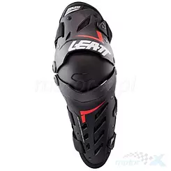 Leatt Knee Guard Dual Axis polvisuojat, valkoiset/mustat