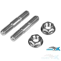 Pinnapultit äänenvaimentimeen M6x33mm TEC Minarelli / Peugeot AC / LC pysty