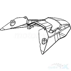 Takalokasuoja "B" Kymco AK 550 Premium