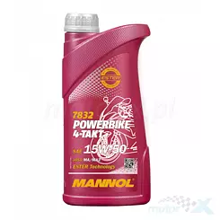 Mannol 7832 Motorbike 4T -moottoriöljy, 15W50, osasynteettinen, 1 litra