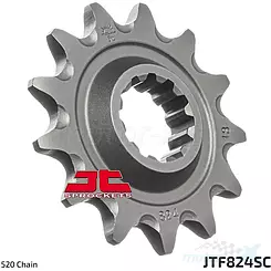 Etuhammasratas 520 SC - itsepuhdistuva JT Sprockets JTF824 [eri hammasmäärillä]