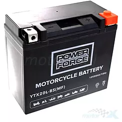 Power Force YTX20L-BS geeliakku 12V 20Ah 175x87x155mm 180CCA