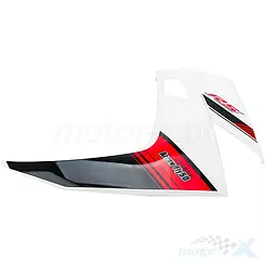 Vasen etupuolen sivukate, valko-punainen, Romet Arrow Fly RS 50