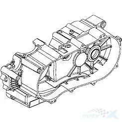 Kampiakselin kotelo vasen, vasen karteri, Kymco MXU 300