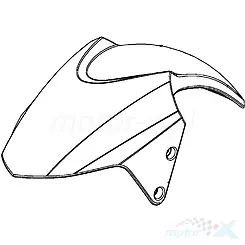 Etulokasuoja Kymco Dink