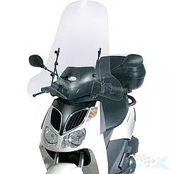 Tuulilasi, läpinäkyvä, 74x67cm, Kappa, 128AK, Kymco Agility 50/125/150/200 / Yamaha Cignus X 125 / MBK Flame X